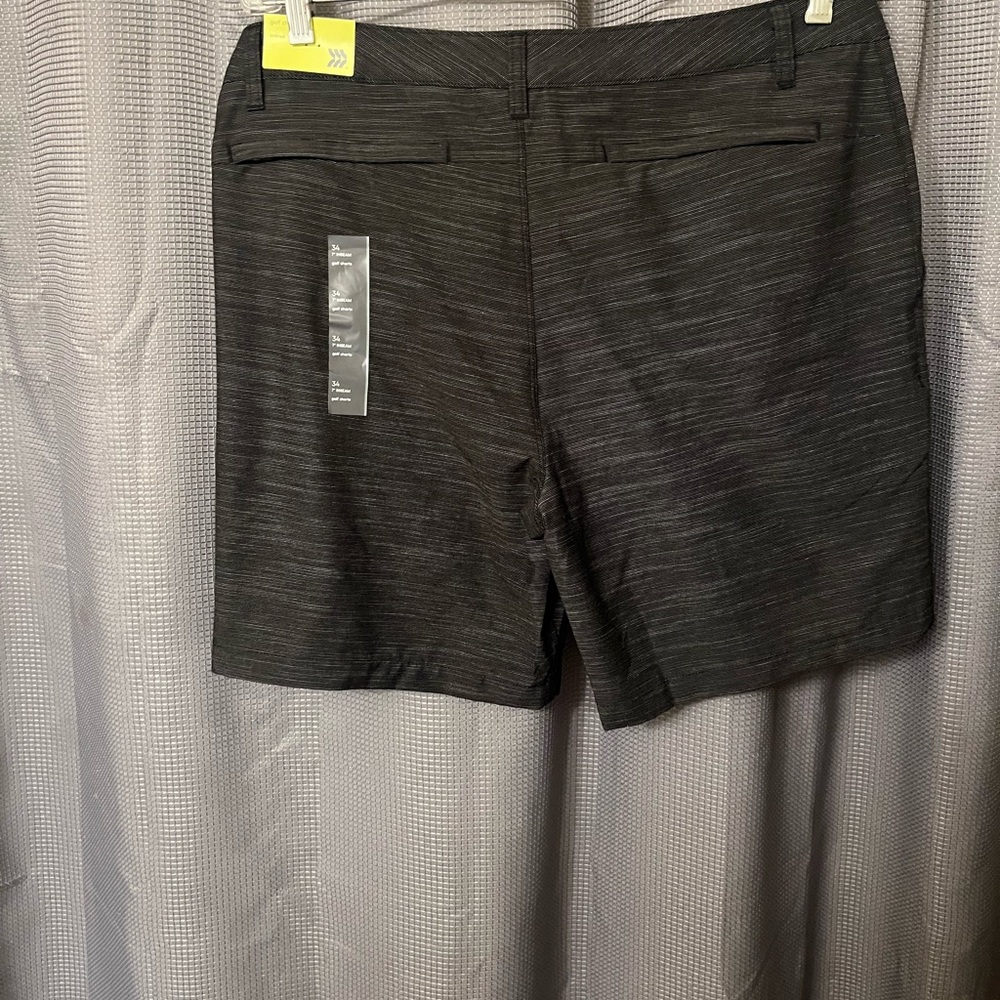 All in Motion Black Flat Front Men's Shorts